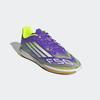 Fußballschuh ADIDAS PERFORMANCE "F50 CLUB KIDS IN", Gr. 36, lila rush, cloud weiß, lucid lemon, Synthetik, sportlich, Schuhe, geeignet als Hallenschuhe