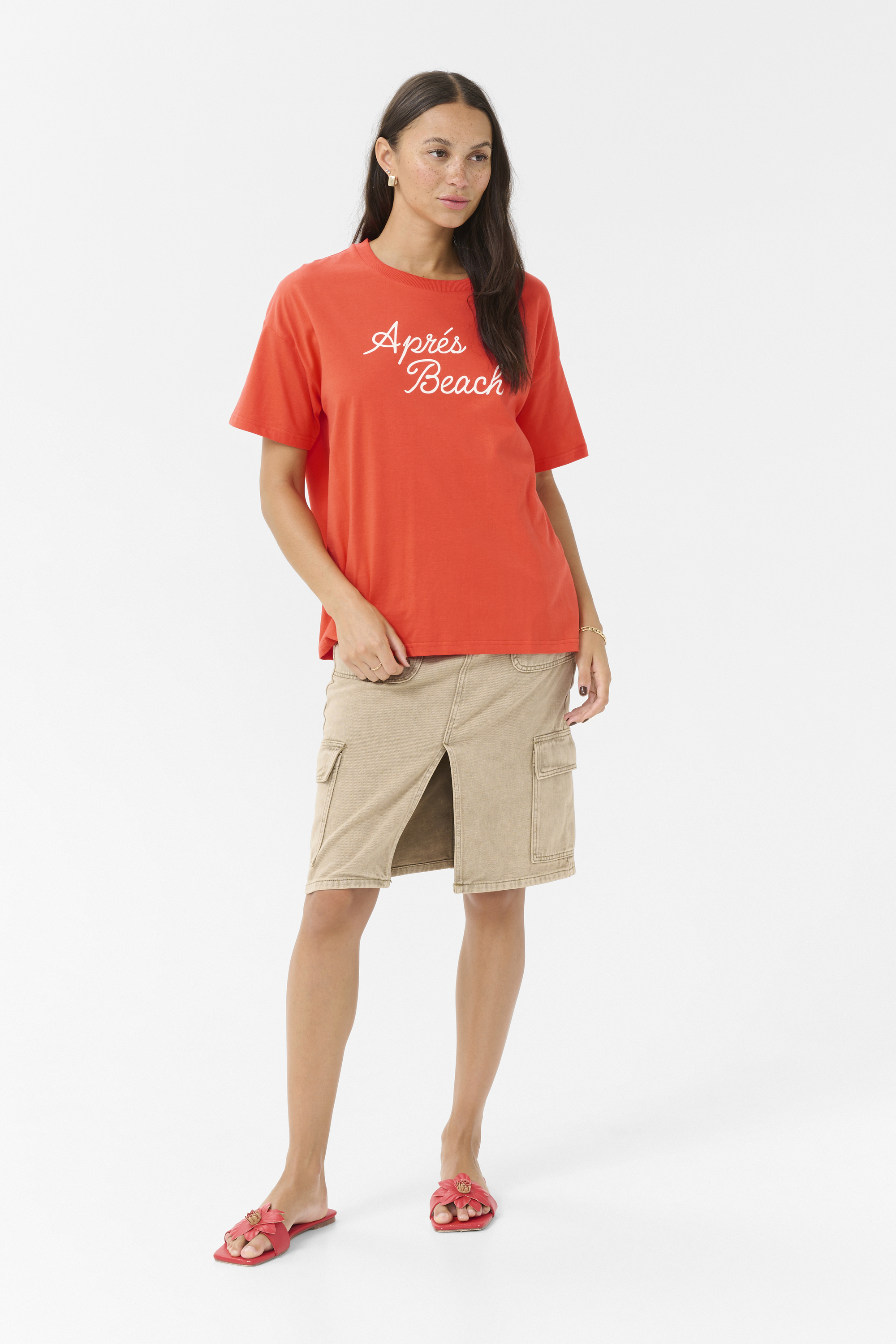 T-shirt Loose fit Grenadine orange Image