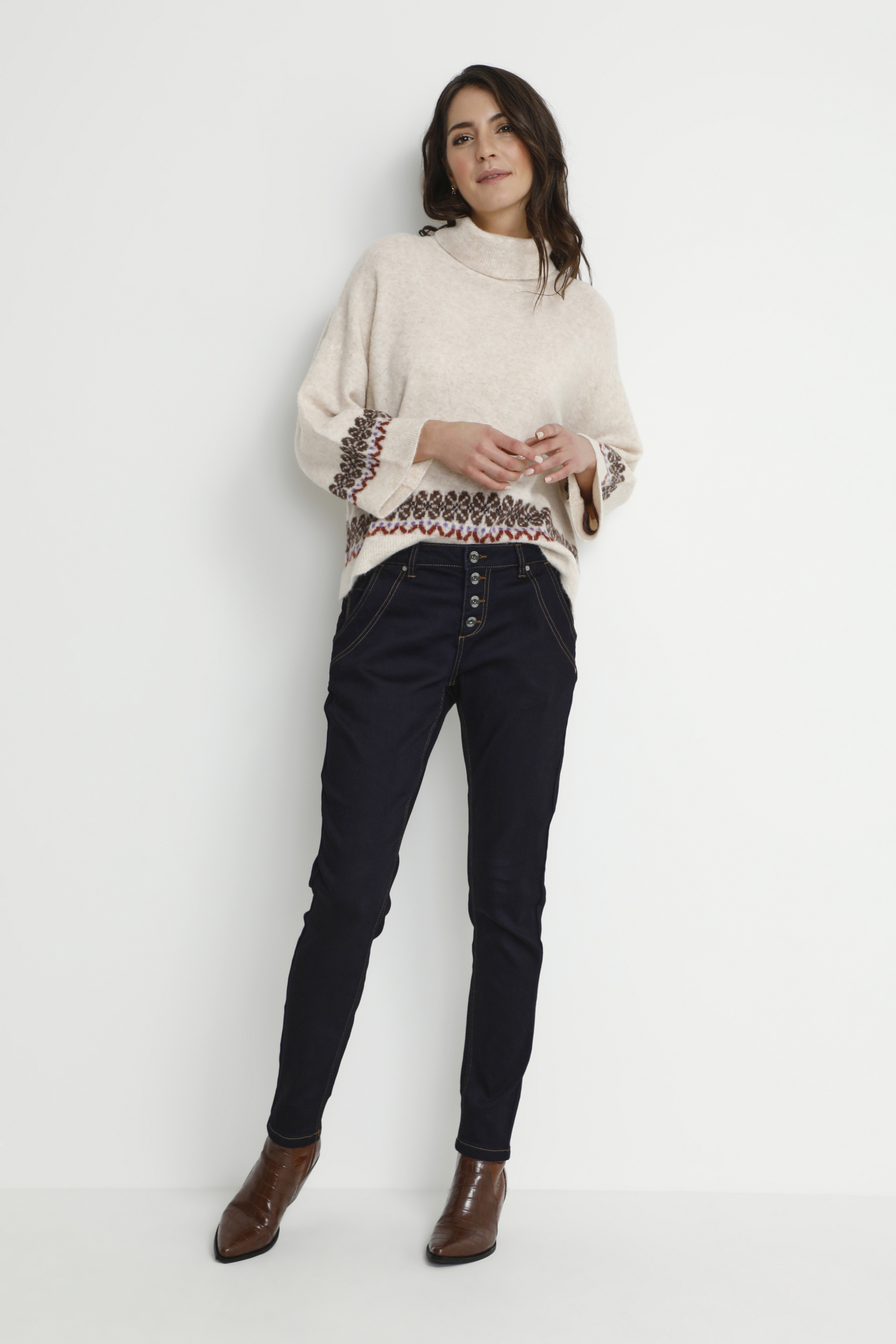 Jeans Curved fit black 25 (Größe)