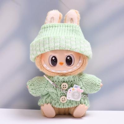 Clothes for 17cm Dolls Fashion Garment Accessories(No Doll) Cute Sweater Suitable for 6.69inch (17cm) Doll Soft Cotton Clothing Replacement