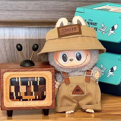Clothes for 17cm Doll (No Doll) 17cm Doll Outfits Set with Accessaries Stylish Dress-Up Set for La Boo-Boo