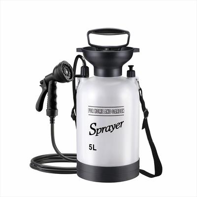 Portable Camping Shower, 10 Spray Modes, Insulated Pressure Sprayer, Warm Water Outdoor Shower for Hiking, Beach, Pet Washing