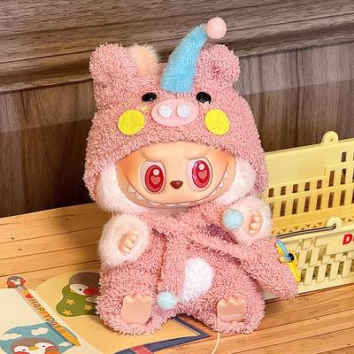 Clothes for 17cm Doll (No Doll) 17cm Doll Outfits Set with Accessaries Stylish Dress-Up Set for La Boo-Boo