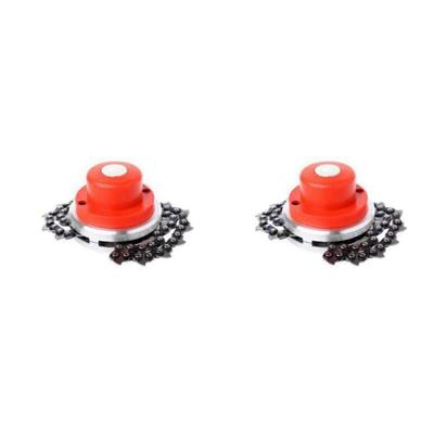 Tlily - 2 stücke Universal 65mm Rasenmäher Kette Gras Trimmer Kopf Freischneider für Gartengeräte Image