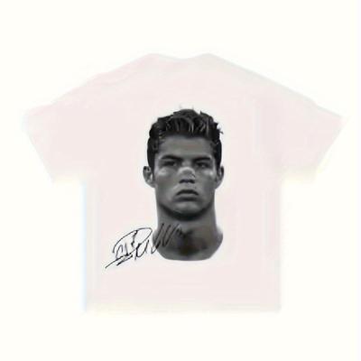 TEMU Vintage Graphic-shirt- 220g Heavyweight, Heat Transfer Printed American Streetwear Style, Unisex Regular Fit Short Sleeve Tee Men& Women, Casual Wear, Vintage Shirts Image