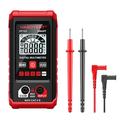 HT123 multimetro digitale intelligente AC/DC, tester di continuità per la misura della resistenza alla tensione, multimetro elettrico NCV con retroilluminazione