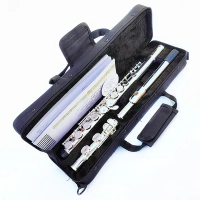 Top Japan YF-471 Flute 16 Hole with E Key YF-271 Silver Plated Flute C Key White Copper Flauta