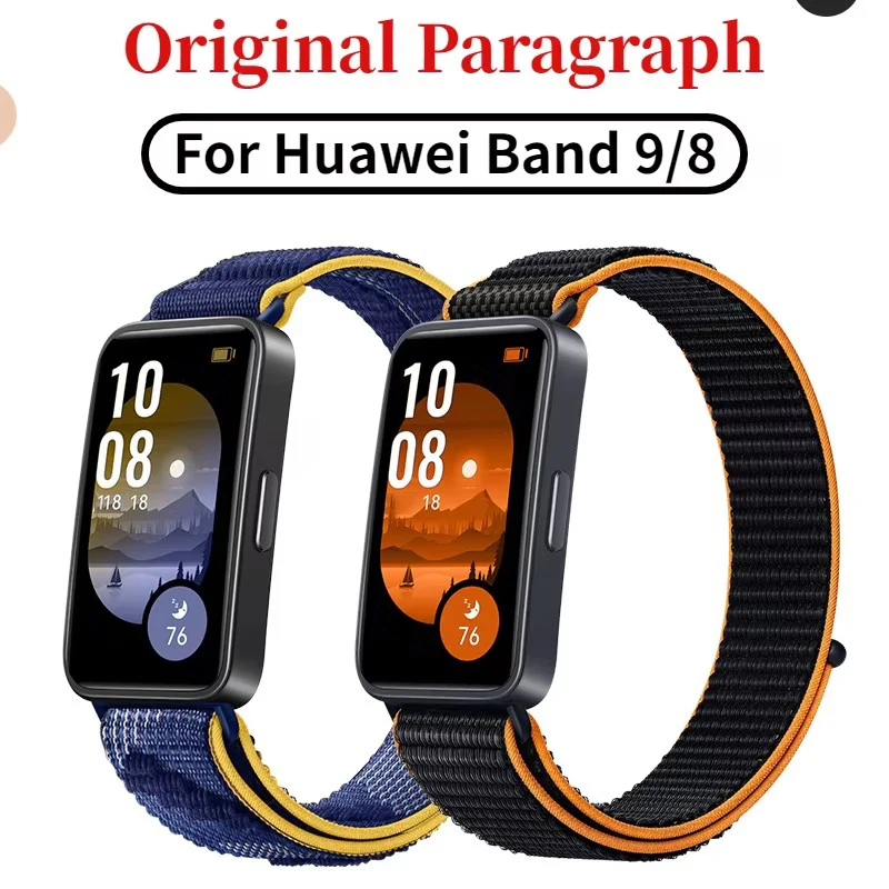 Sport-Nylon-Schlaufenarmband für Huawei Band 9 8, offizielles Ersatzarmband, Gürtel für Huawei Band 8/9, Armband, Correa-Zubehör Image