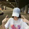 Neue Schwarz Weiß Sommer Frauen Spitze Hut Baseball Kappe Atmungsaktive Mesh Snapback Hut Hip Hop Mode Weibliche Kappen Einstellbar