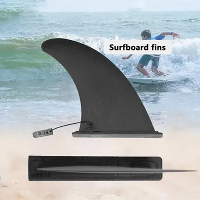 Surfboard Paddleboard Snap-On Tailfin Boat Sup Slide-In Large Fins Removable Splitter Rudder 1 Pc