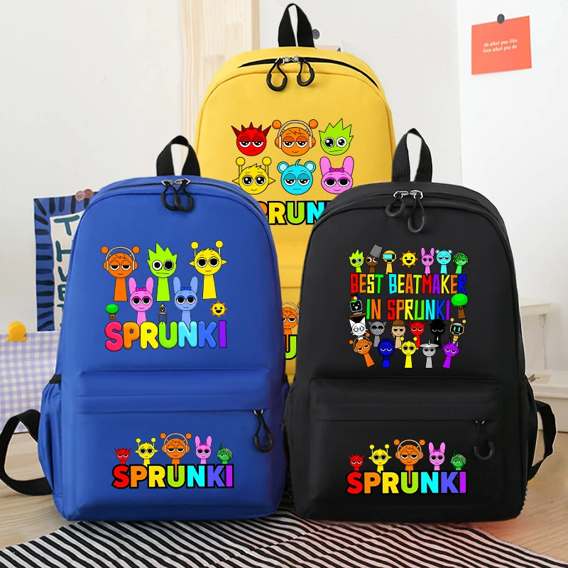 Sprunkis lapin oreille sac à dos mignon Anime imprimer enfants garçon fille étudiant stylo livre stockage retour à l'école sac d'école Kawaii fête cadeau