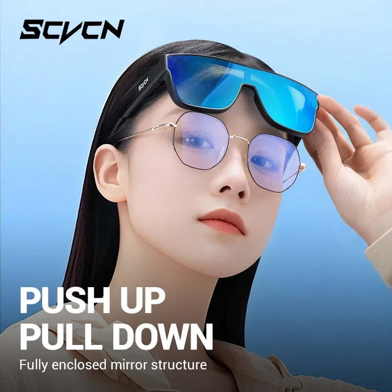 SCVCN Neue Männer Radfahren Sonnenbrille UV400 Radfahren Brillen Outdoor Straße Sport Berge Frauen Fahrrad Reiten Fahren Gläser Image