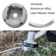 Testina universale per decespugliatore in alluminio con 4 linee per decespugliatore, tagliaerba, accessori per tosaerba