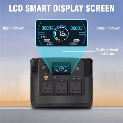 1200W 1008Wh Pure Sine Wave Outdoor Camping RV /Emergency (CE ）Lithium Generator AC Power Bank Solar Portable Power Station