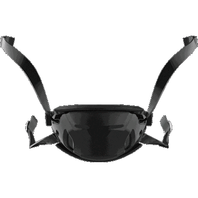 Schutt Fusion Hard Cup Chin Strap Black