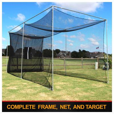 Cimarron 20' x 10' x 10' Masters Golf Net with Complete Snap Pin Frame