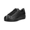 Sneaker PAUL GREEN "Paul Green Sneaker Glattleder", Damen, Gr. 38, schwarz, Glattleder, casual, Schuhe