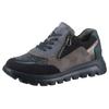 Sneaker WALDLÄUFER "H-AJALA", Damen, Gr. 7,5 (41), blau (blau kombiniert), Veloursleder, Nappaleder, Textil, Nubukleder, mehrfarbig, sportlich, Schuhe, Schnürschuh, Bequemschuh, Halbschuh in Komfortweite H (= sehr weit)