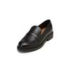 Loafer MARC O'POLO "aus Schafleder", Damen, Gr. 38, schwarz, Obermaterial: 100% Leder (Schaf), unifarben, Schuhe