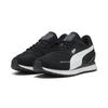 Sneaker PUMA "Road Rider Suede Sneakers Erwachsene", Gr. 37.5, schwarz, weiß galactic gray, Obermaterial: Leder, Textil; Futter: Textil; Innensohle: Textil; Laufsohle: Gummi, Schuhe