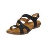 Riemchensandale EL NATURALISTA "El Naturalista Sandalen Leder", Damen, Gr. 37, schwarz, Leder, casual, Schuhe