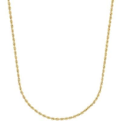 Collierkettchen AMOR "Kordelkettengliederung, 2013912", gold (gelbgoldfarben), Halsketten, Damen, Gelbgold 375, Made in Germany Image