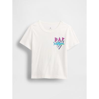 Gap White Graphic Jersey Short Sleeve T-Shirt (6mths-5yrs)