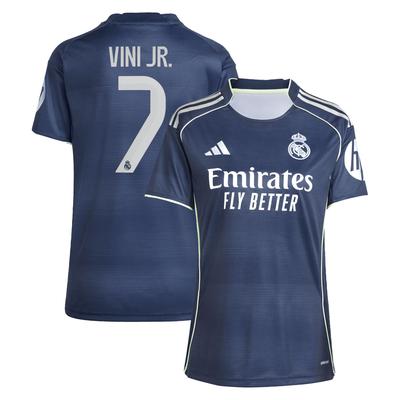 Real Madrid adidas Auswärtstrikot 25/26 - Damen mit aufdruck Vini Jr. 7 Image