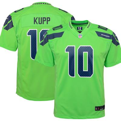 Seattle Seahawks Nike Game Sekundär Ausweichtrikot - Neongrün - Cooper Kupp - Jugendliche Image