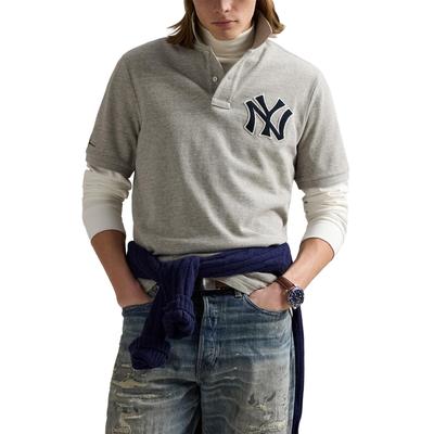 Polo Ralph Lauren – Yankees-Poloshirt in Heather Grey Image