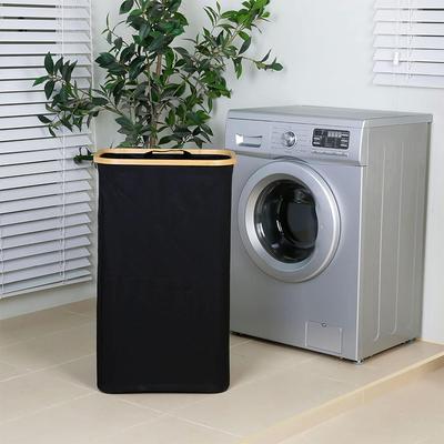 TEMU Laundry Basket With Lid, Bottles Collection Container 100 Litres, Laundry Hamper Foldable With Removable And Washable Inner Bag, For Laundry Room, Bedroom, Bathroom Image