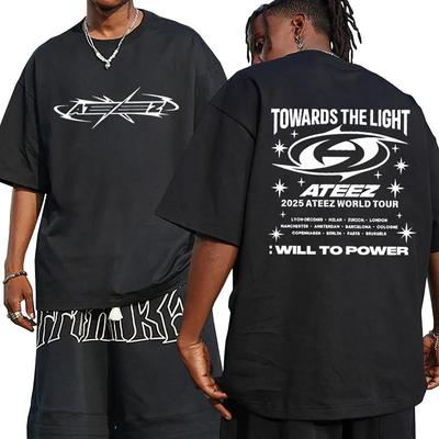 TEMU Europe Tour T Shirt Men's Women's Vintage Short Sleeve T-shirt Cotton Oversized Tshirts For Her Gift Image