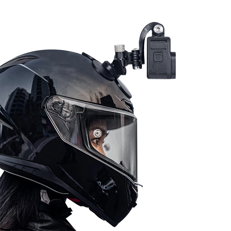Kamerahalterung, flexibler Klebeaufkleber, 360-Grad-Drehung, Helmbasis, Motorrad-Windschutzscheibenhalter für GoPro 13 Insta360 X4 DJI Action Image