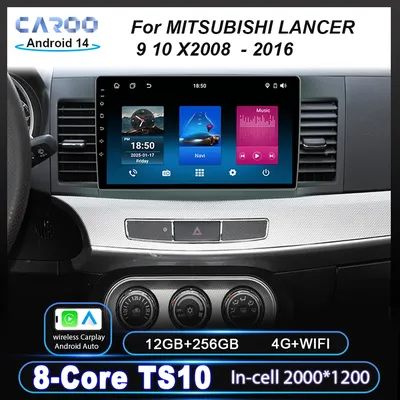 Android Car Radio For MITSUBISHI LANCER 9 10 X 2008 2009 2010 2011-2016 WIFI+4G Multimedia Video