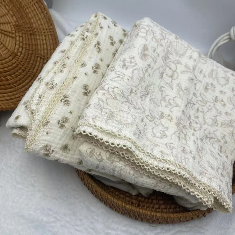 Sommer Baby Decke Neugeborenen Musselin Swaddle Wrap Decken für Mädchen SBoys Baby Decke Infant Krippe Quilt Schlafen Abdeckung Image