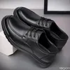 2025, obere Schicht aus Rindsleder, Herrenschuhe, lässige Business-Lederschuhe, modischer,