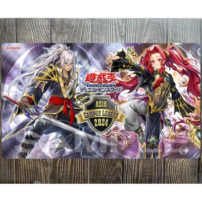 Yu-Gi-Oh Spielmatte Avance, Schwertkämpfer der Nekroz Emilia, Tanzpriesterin der Nekroz Kartenblock YGO Mat TCG YuGiOh Custom Mat-23 Image