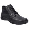 Schnürboots JOSEF SEIBEL "New Anvers 84", Herren, Gr. 41, schwarz, Leder, casual, Schuhe, Winterstiefel, Komfortschuh, Schnürstiefel in Weite K (extraweit)