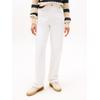 Straight-Jeans TOMMY HILFIGER "DNM WHITE RELAXED STRAIGHT HW", Damen, Gr. 27, Länge 30, weiß, Denim/Jeans, Obermaterial: 100% Baumwolle, unifarben, casual, relaxed fit, Jeans