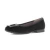 Ballerina GABOR "FLORENZ", Damen, Gr. 42, schwarz, Ziegenveloursleder, unifarben, elegant, Schuhe, Businessschuh, Halbschuh, Schlupfschuh in Bequemweite G (= weit)