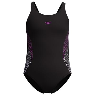 Speedo - Kid's Plastisol Placement Muscleback - Badeanzug Gr 140 schwarz Image