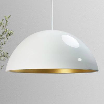 ROYALTECH Hängeleuchte Lipeo, weiß/gold, Ø 40 cm, Metall, E27 Image