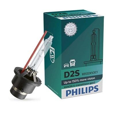 Philips D2S Xenon X-tremeVision gen2 Xenon-Fahrzeugscheinwerferlampe [Hersteller-Nr. 85122XVC1] für Alfa Romeo, Alpina, Audi, BMW, Chevrolet, Citroën, Image