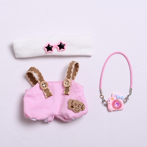 Puppenkleidungsset für 15 cm/17 cm Puppen Zubehör 3-teiliges Set Outfits für Puppen handgefertigte stilvolle Puppenbekleidung für Puppen (KEINE PUPPE) Weihnachtsgeschenk Image