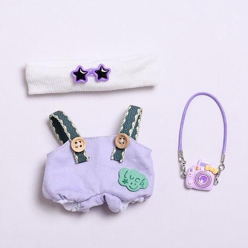 Puppenkleidungsset für 15 cm/17 cm Puppenzubehör 3-teiliges Set Outfits für Puppe handgefertigte stylische Puppenkleidung für Puppe (keine Puppe)