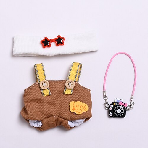 Puppenkleidungsset für 15 cm/17 cm Puppenzubehör 3-teiliges Set Outfits für Puppe handgefertigte stylische Puppenkleidung für Puppe (keine Puppe)