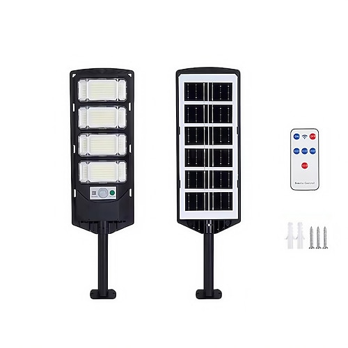 20w/30w/40w /50w Fernbedienung LED Solar Straßenlaternen Outdoor Garten Straßenlaterne Bewegungssensor Fernbedienung wasserdichte Wandleuchte Garage Flutlicht 1pc Image