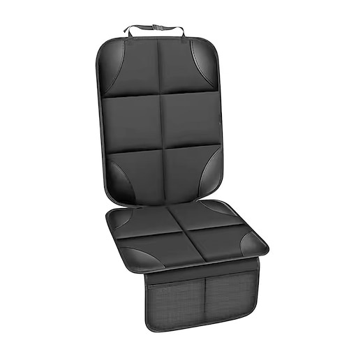 1 Stück wasserdichter Autositzschutz, rutschfeste Netztaschen, Sitzbezüge, Leder, verstärkte Ecken, dicke Polsterung auf der Rückseite Image
