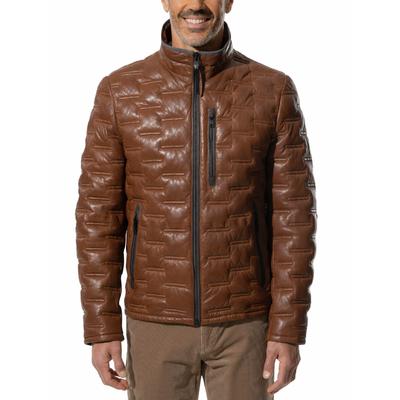 Walbusch Herren Lammleder Leicht-Steppjacke Braun Image