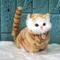 Schöne simulation tier puppe plüsch katze spielzeug mit sound kinder spielzeug dekorationen stofftiere